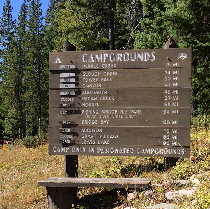 When to make Yellowstone hotel and campground reservations. 