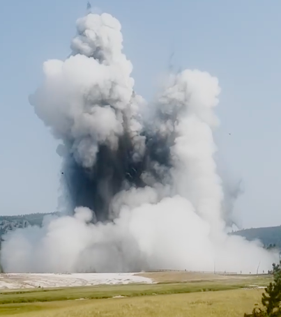 Black Diamond Explosion in Yellowstone 